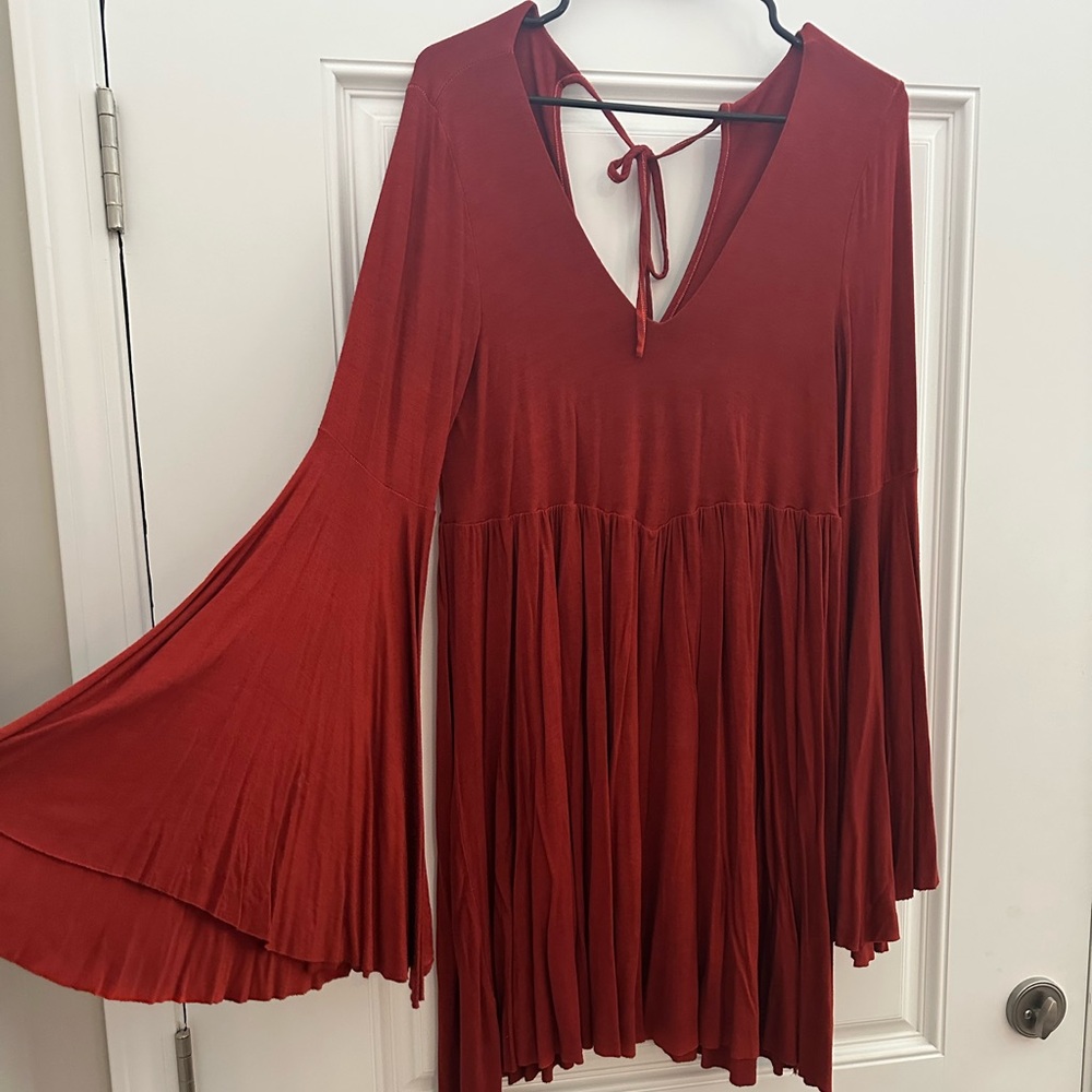 Free people flowy mini dress